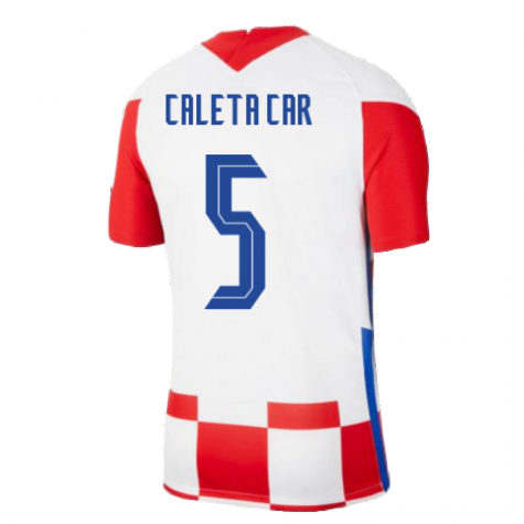 2020-2021 Croatia Home Nike Football Shirt (CALETA CAR 5)