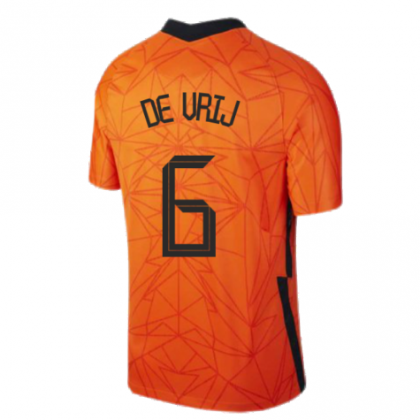 2020-2021 Holland Home Nike Football Shirt (Kids) (DE VRIJ 6)