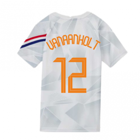 2020-2021 Holland Pre-Match Training Shirt (White) - Kids (VANAANHOLT 12)