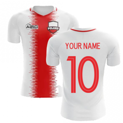 2024-2025 Poland Home Concept Football Shirt (Your Name) -Kids