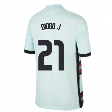 2020-2021 Portugal Away Nike Football Shirt (Kids) (DIOGO J. 21)