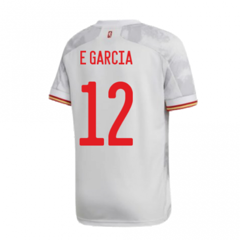 2020-2021 Spain Away Shirt (E GARCIA 12)