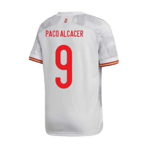 2020-2021 Spain Away Shirt (Kids) (PACO ALCACER 9)