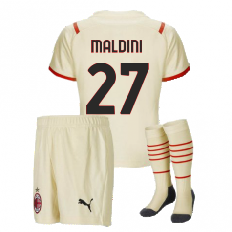 2021-2022 AC Milan Away Mini Kit (MALDINI 27)