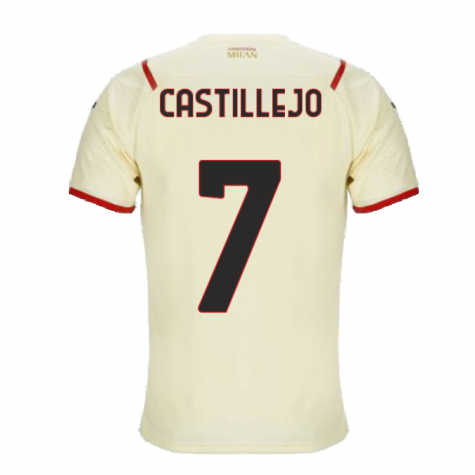 2021-2022 AC Milan Away Shirt (CASTILLEJO 7)