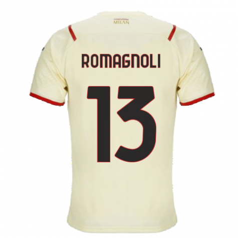 2021-2022 AC Milan Away Shirt (Kids) (ROMAGNOLI 13)