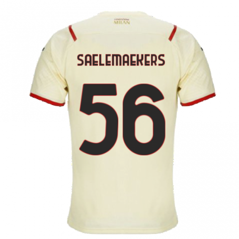 2021-2022 AC Milan Away Shirt (Kids) (SAELEMAEKERS 56)