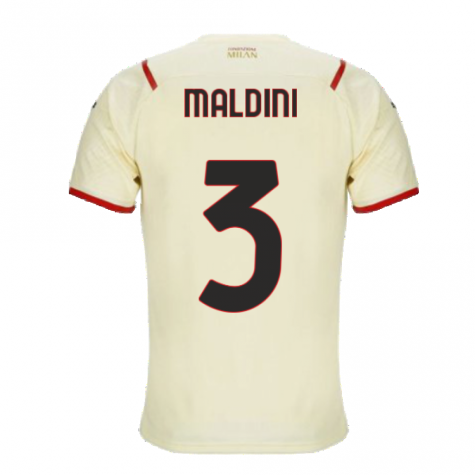 2021-2022 AC Milan Away Shirt (MALDINI 3)