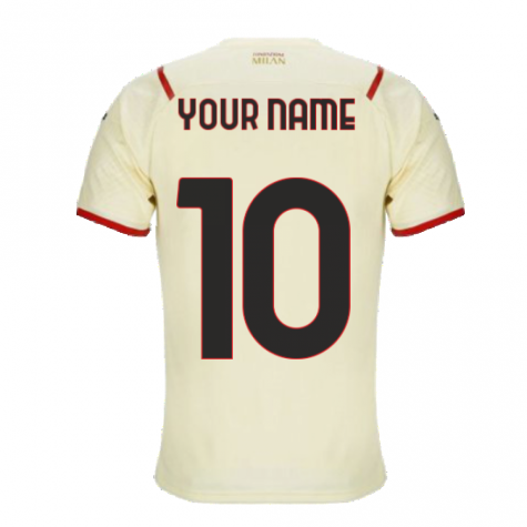 2021-2022 AC Milan Away Shirt (Your Name)