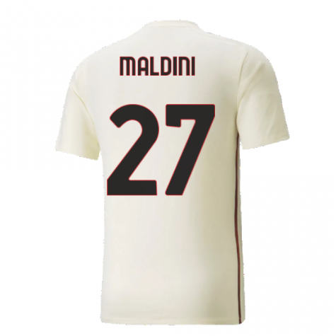 2021-2022 AC Milan Casuals Tee (Afterglow) (MALDINI 27)