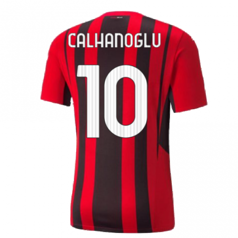 2021-2022 AC Milan Home Shirt (CALHANOGLU 10)