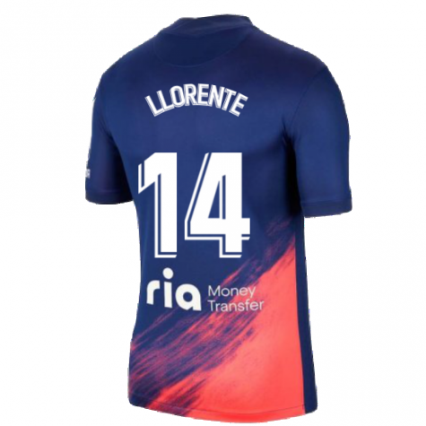 2021-2022 Atletico Madrid Away Shirt (M LLORENTE 14)