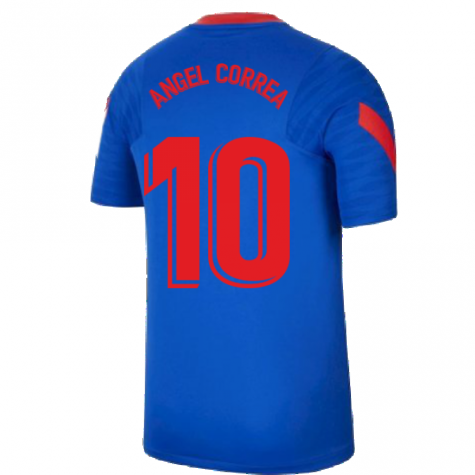 2021-2022 Atletico Madrid Training Shirt (Blue) (CORREA 10)