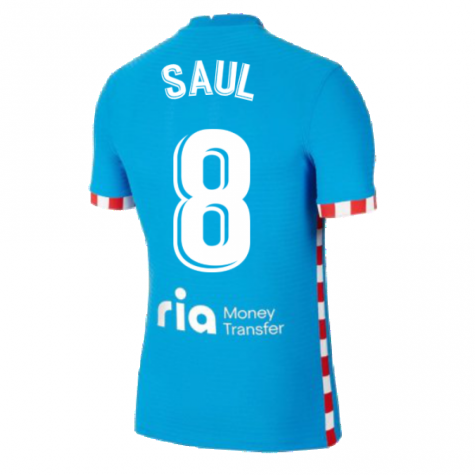 2021-2022 Atletico Madrid Vapor 3rd Shirt (SAUL 8)