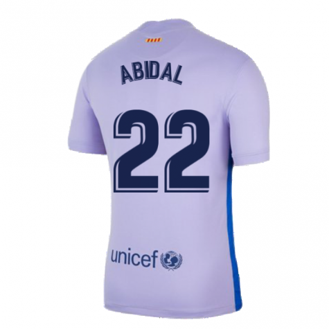 2021-2022 Barcelona Away Shirt (ABIDAL 22)