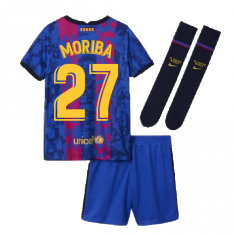 2021-2022 Barcelona Third Mini Kit (MORIBA 27)