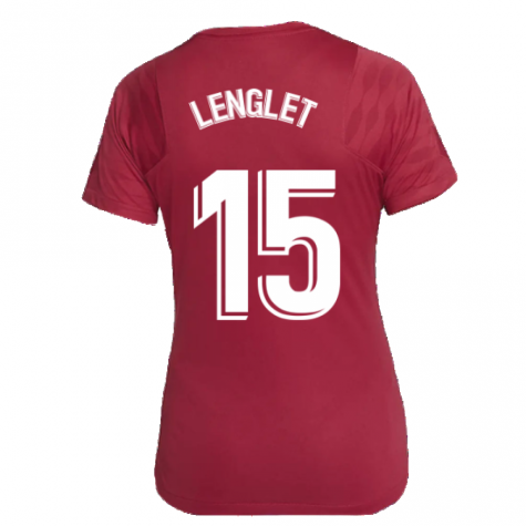 2021-2022 Barcelona Training Shirt (Noble Red) - Womens (LENGLET 15)