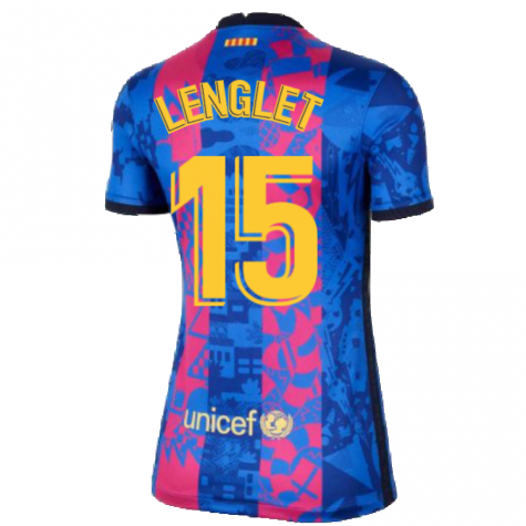 2021-2022 Barcelona Womens 3rd Shirt (LENGLET 15)