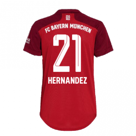 2021-2022 Bayern Munich Home Shirt (Ladies) (HERNANDEZ 21)