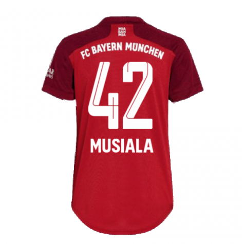 2021-2022 Bayern Munich Home Shirt (Ladies) (MUSIALA 42)