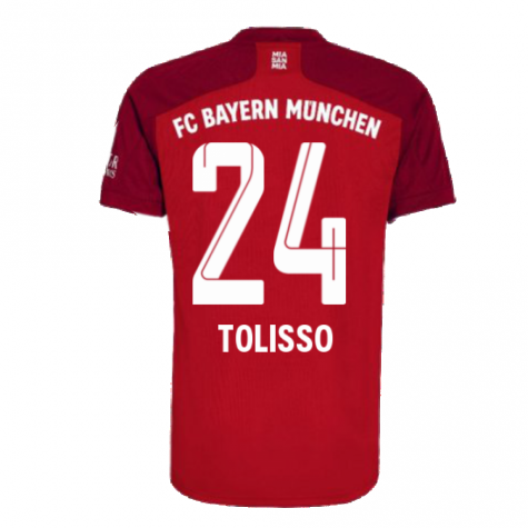 2021-2022 Bayern Munich Home Shirt (TOLISSO 24)