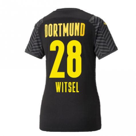 2021-2022 Borussia Dortmund Away Shirt (Kids) (WITSEL 28)