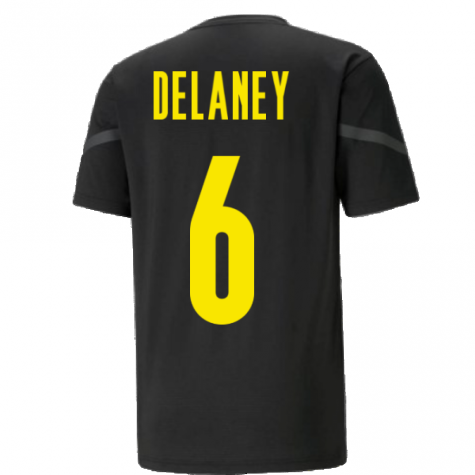 2021-2022 Borussia Dortmund Pre Match Shirt (Black) - Kids (DELANEY 6)