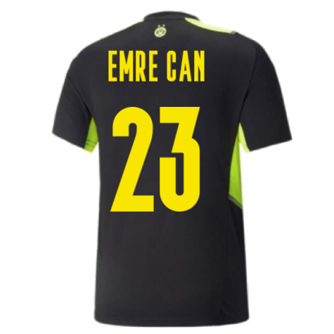 2021-2022 Borussia Dortmund Training Jersey (Black) (EMRE CAN 23)