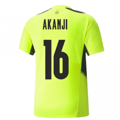 2021-2022 Borussia Dortmund Training Jersey (Yellow) (AKANJI 16)