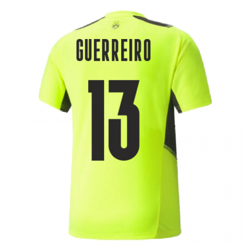 2021-2022 Borussia Dortmund Training Jersey (Yellow) (GUERREIRO 13)