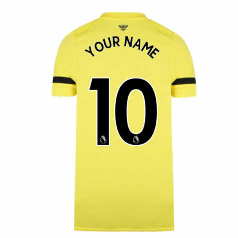 2021-2022 Brentford Away Shirt (Your Name)