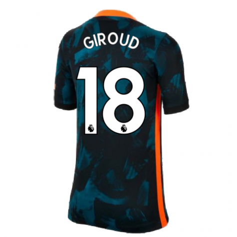 2021-2022 Chelsea 3rd Shirt (Kids) (GIROUD 18)