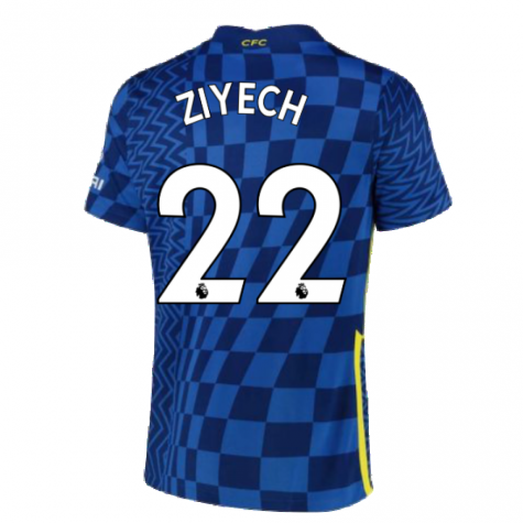 2021-2022 Chelsea Home Shirt (ZIYECH 22)