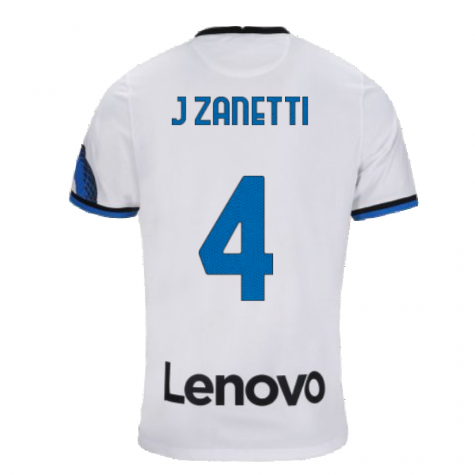 2021-2022 Inter Milan Away Shirt (Kids) (J ZANETTI 4)