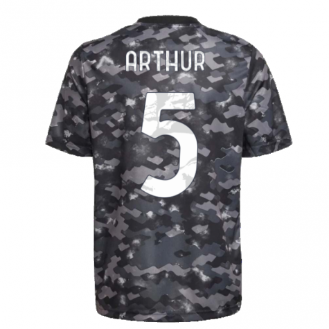 2021-2022 Juventus Pre-Match Training Shirt (Grey) (ARTHUR 5)