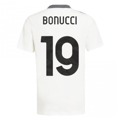 2021-2022 Juventus Training Shirt (White) - Ladies (BONUCCI 19)