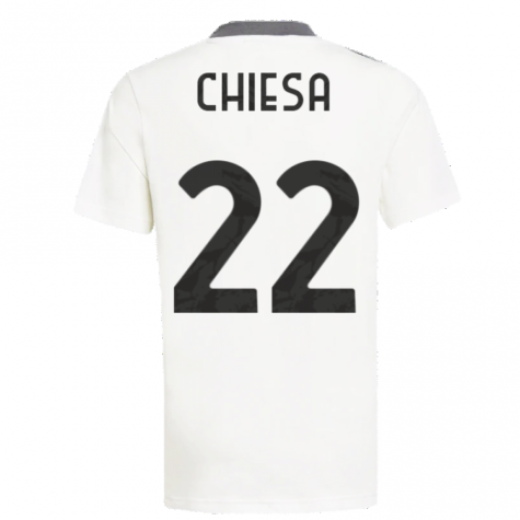 2021-2022 Juventus Training Shirt (White) - Ladies (CHIESA 22)