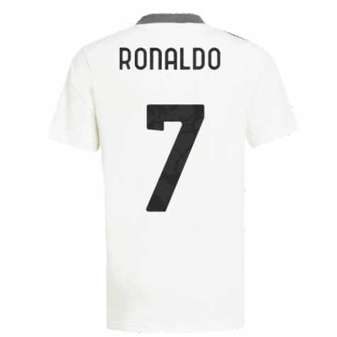 2021-2022 Juventus Training Shirt (White) - Ladies (RONALDO 7)