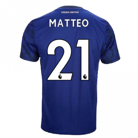 2021-2022 Leeds Away Shirt (MATTEO 21)