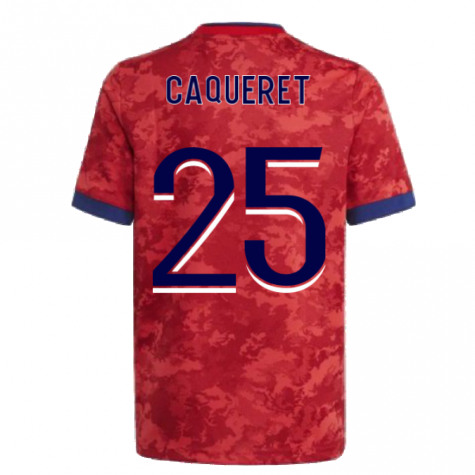 2021-2022 Lyon Away Shirt (Kids) (CAQUERET 25)