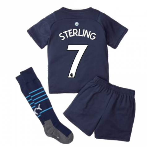 2021-2022 Man City 3rd Mini Kit (STERLING 7)