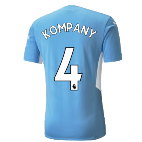 2021-2022 Man City Authentic Home Shirt (KOMPANY 4)