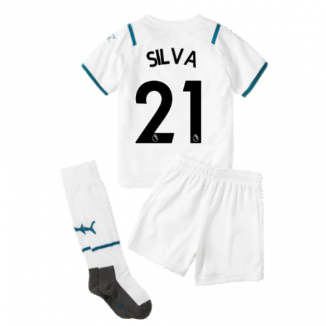 2021-2022 Man City Away Mini Kit (SILVA 21)