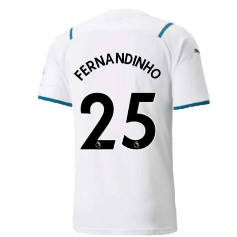 2021-2022 Man City Away Shirt (FERNANDINHO 25)