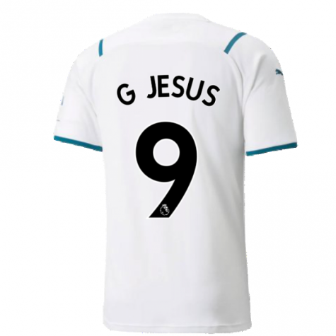 2021-2022 Man City Away Shirt (G JESUS 9)