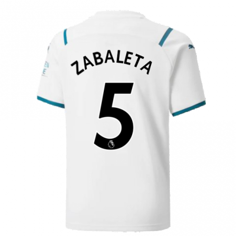 2021-2022 Man City Away Shirt (Kids) (ZABALETA 5)