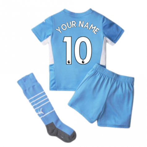 2021-2022 Man City Home Mini Kit (Your Name)