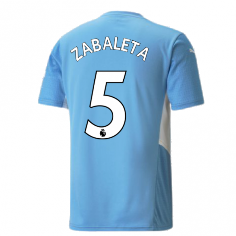 2021-2022 Man City Home Shirt (ZABALETA 5)