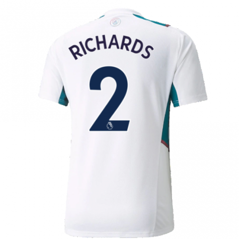 2021-2022 Man City Training Shirt (White) (RICHARDS 2)