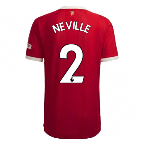 2021-2022 Man Utd Authentic Home Shirt (NEVILLE 2)